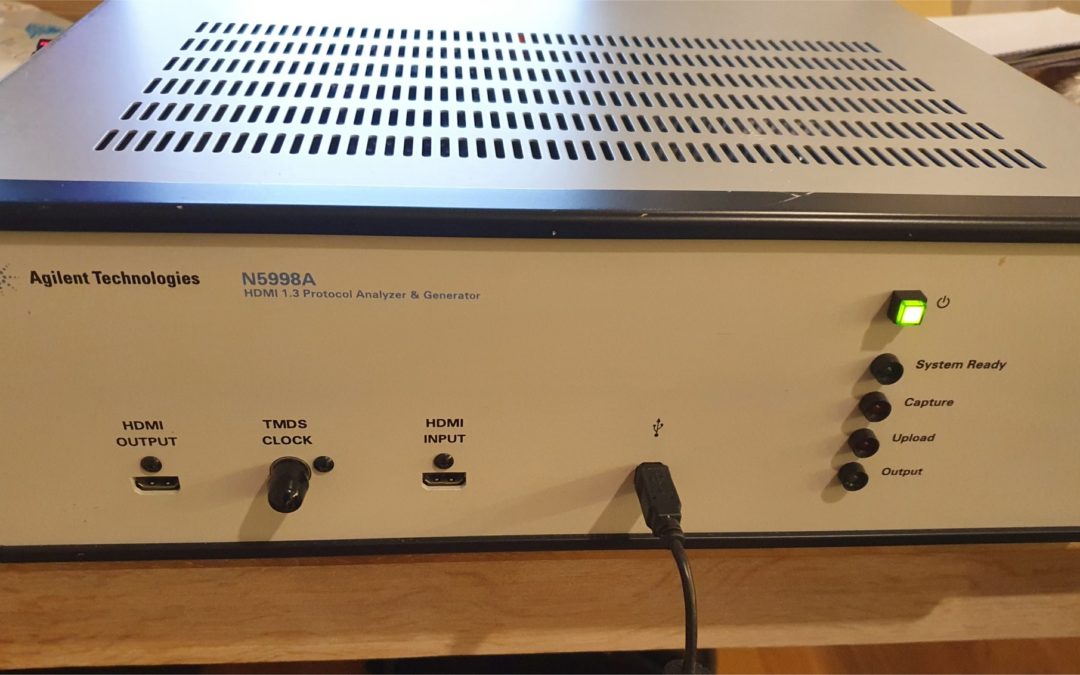 New toy – Agilent N5998A HDMI/DVI Analyser